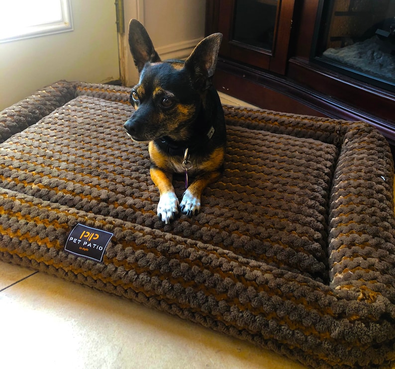 Washable Orthopedic Dog Bed Pad Crate Mat Handmade in USA // Etsy