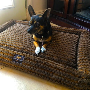 Washable Orthopedic Dog Bed Cat Pad Crate Mat - Handmade in USA for Small to Large Animals