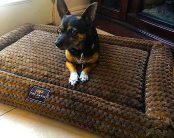 Handmade Orthopedic Dog Bed – Washable Crate Mat, USA Made