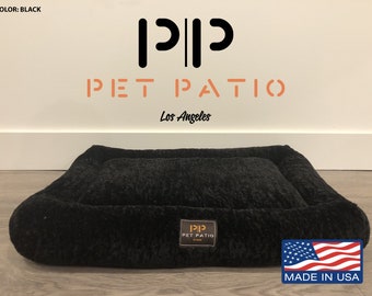 Easy Washable Orthopedic Rectangle Dog Bed Pad Crate Mat - Handmade in USA