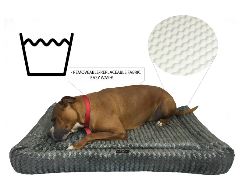 Washable Orthopedic Dog Bed Pad Crate Mat Handmade in USA // Etsy