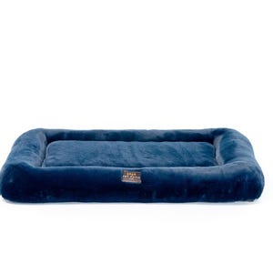 Orthopedic Dog Bed, Faux Fur Crate Mat, Washable Cover, Handmade USA image 6
