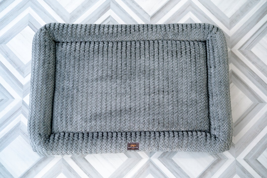 Washable Orthopedic Dog Bed Pad Crate Mat Handmade in USA // Dog Bed