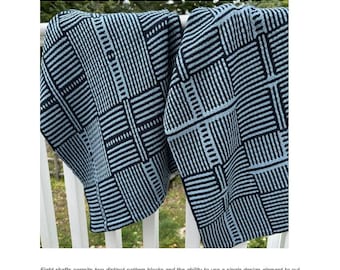 8-shaft Pattern PDF: Deflected Double Weave Towels - Etsy