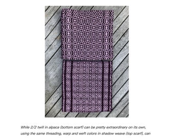 4 Shaft Weaving Pattern PDF: Alchemy Scarves