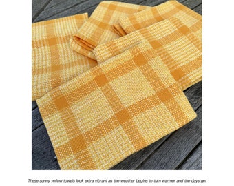 4-shaft Pattern PDF: First Sign of Spring Towels