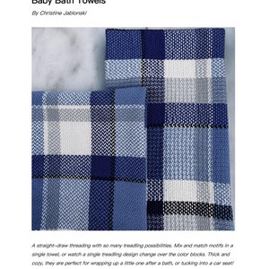 4-shaft Pattern PDF: Baby Bath Towels