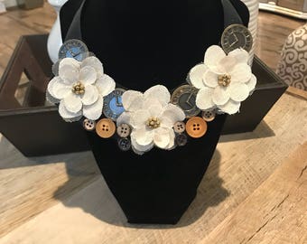 Vintage Inspired Bib Necklace