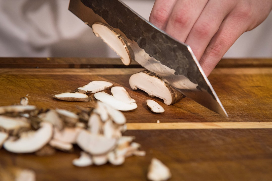 Forge to Table Bunka chef knife with a 7” blade