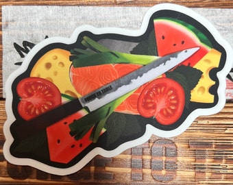 Sujihiki Slicer and Friends Sticker