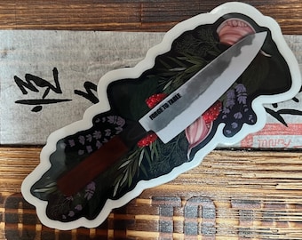 Gyuto Chef Knife and Friends Sticker