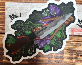 Utility Knife and Friends Sticker