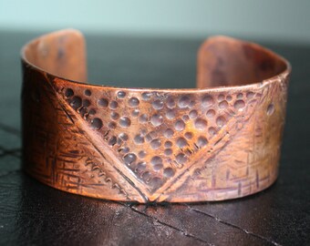 Hammered Copper Bracelet