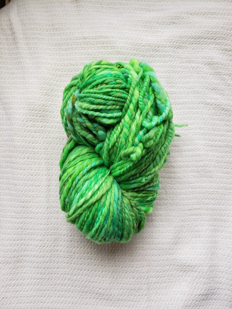 Hand Dyed /& Hand Spun Wool Yarn