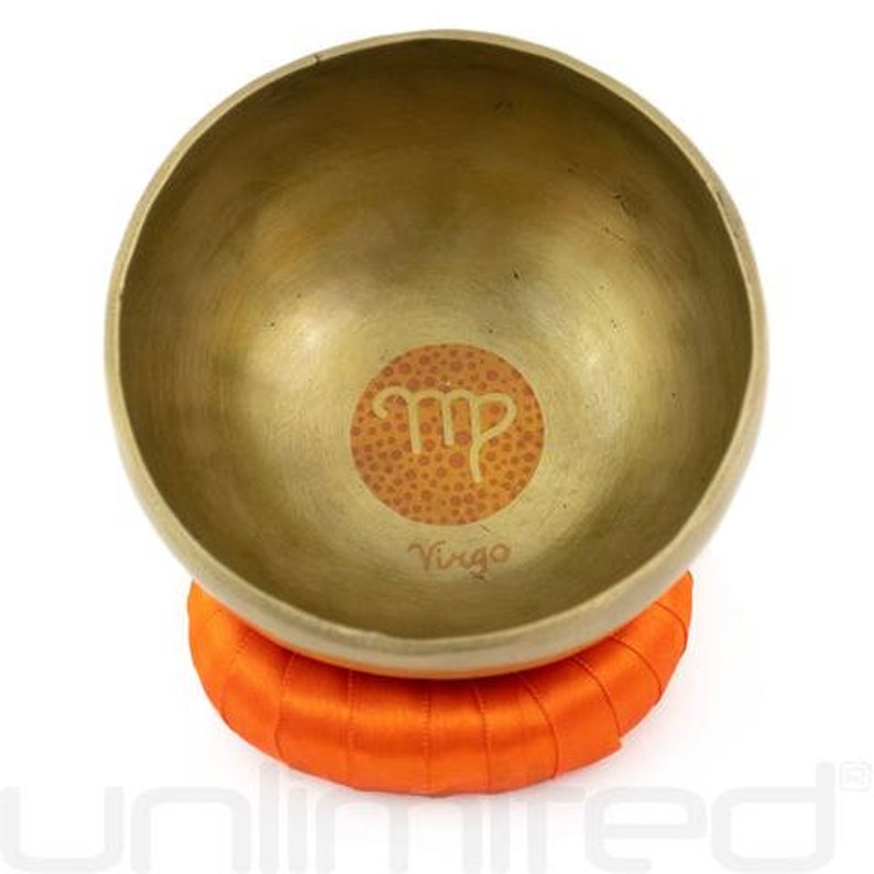 4.5 Virgo Singing Bowl Zodiac Gift Etsy