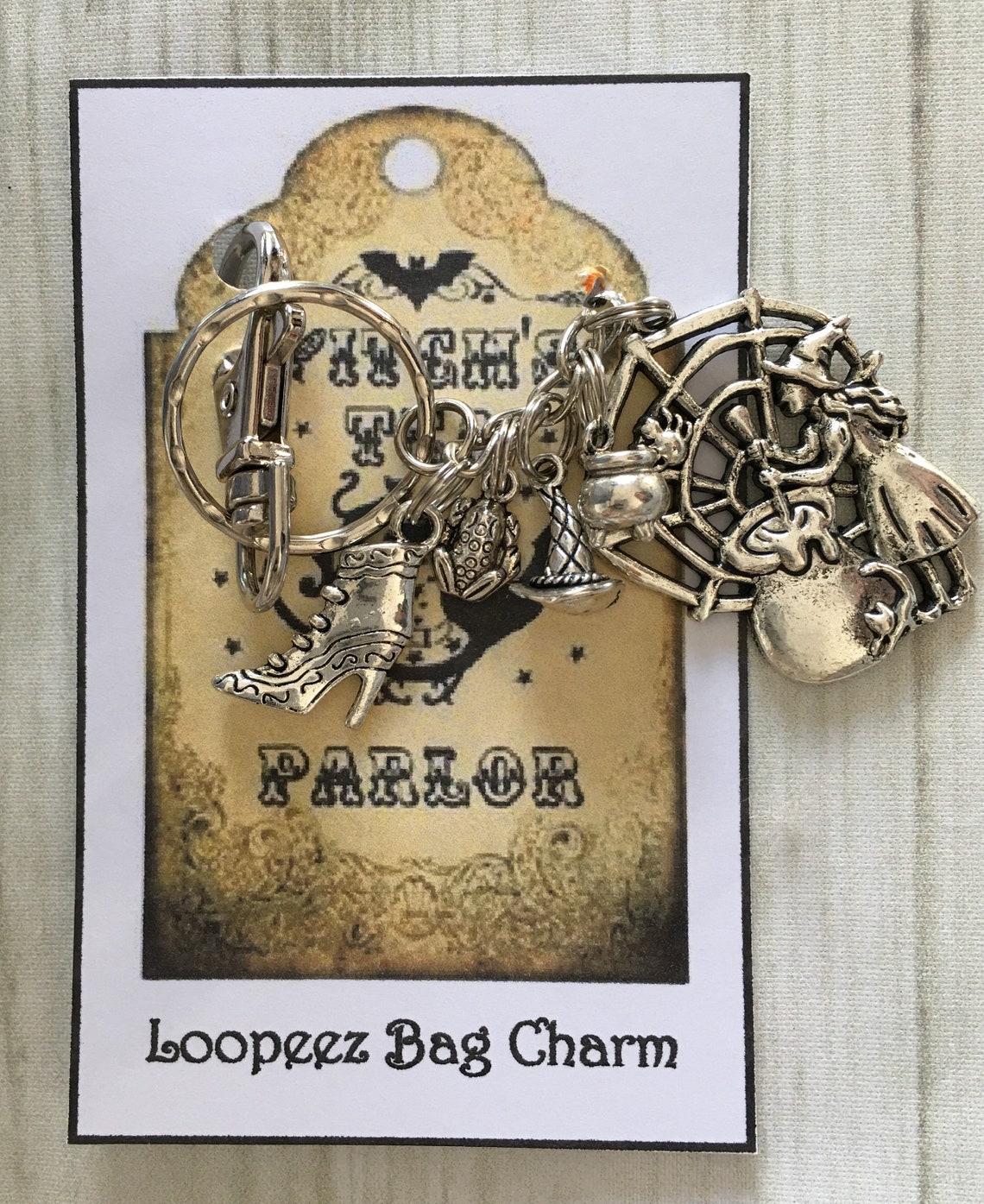 Witch Charm Keyring/bag Charm/charm Brooch/charm Pin/charm Etsy