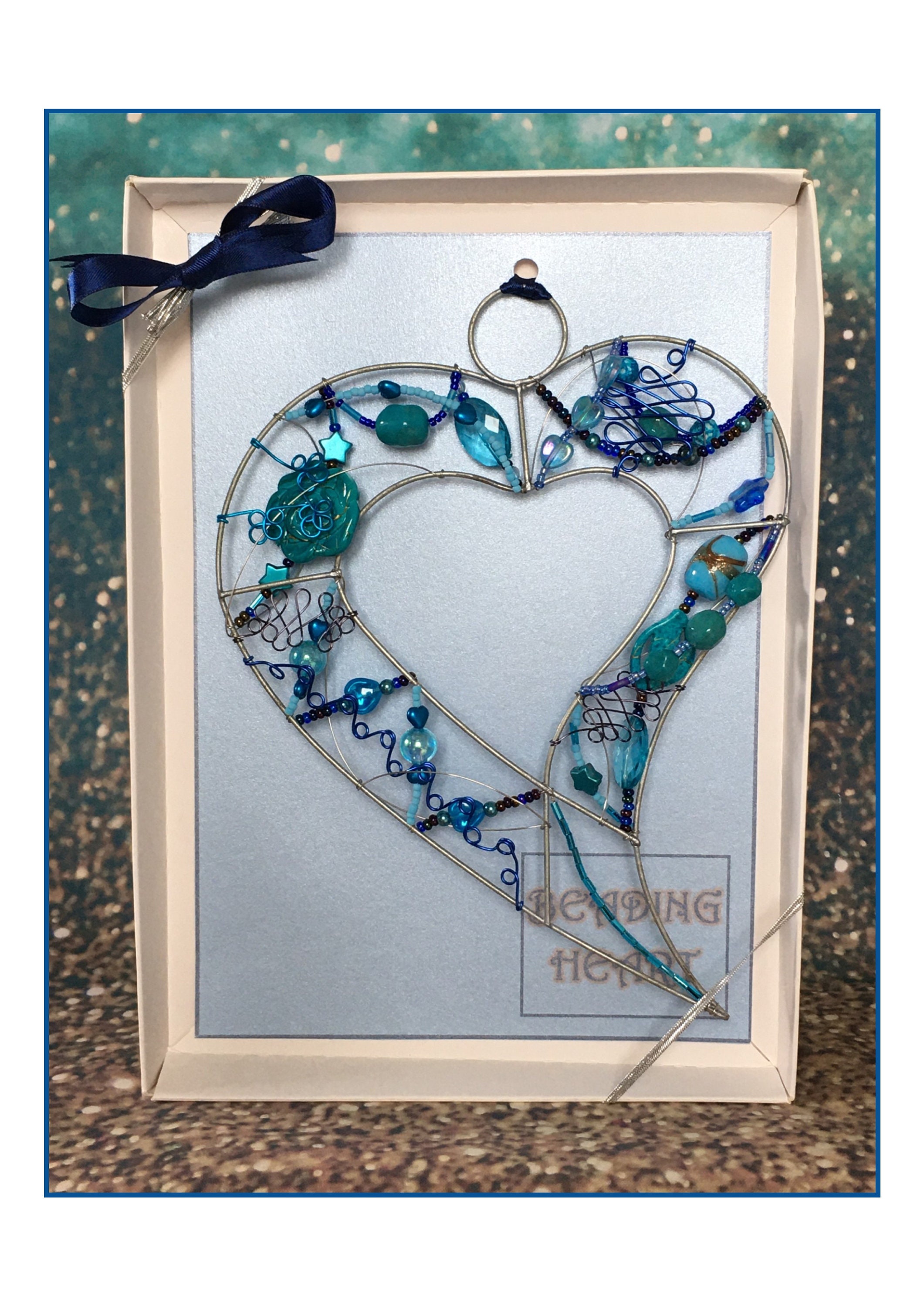 Decorative Beading Heart Etsy