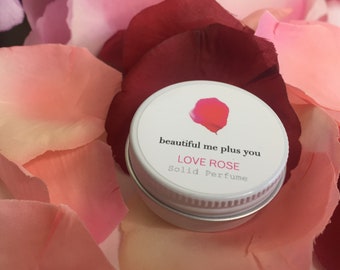 Aromatherapy Solid Perfume - Love Rose