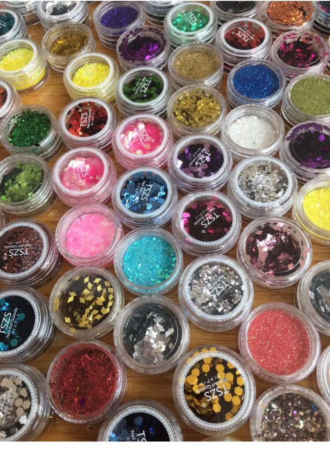 10 FESTIVAL GLITTER POTS hair face body nail glitter Etsy