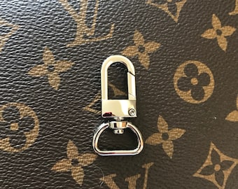 15mm SILVER Handbag HOOK for LUGGAGE Tag or keyring Silver lobster clasp suits lv
