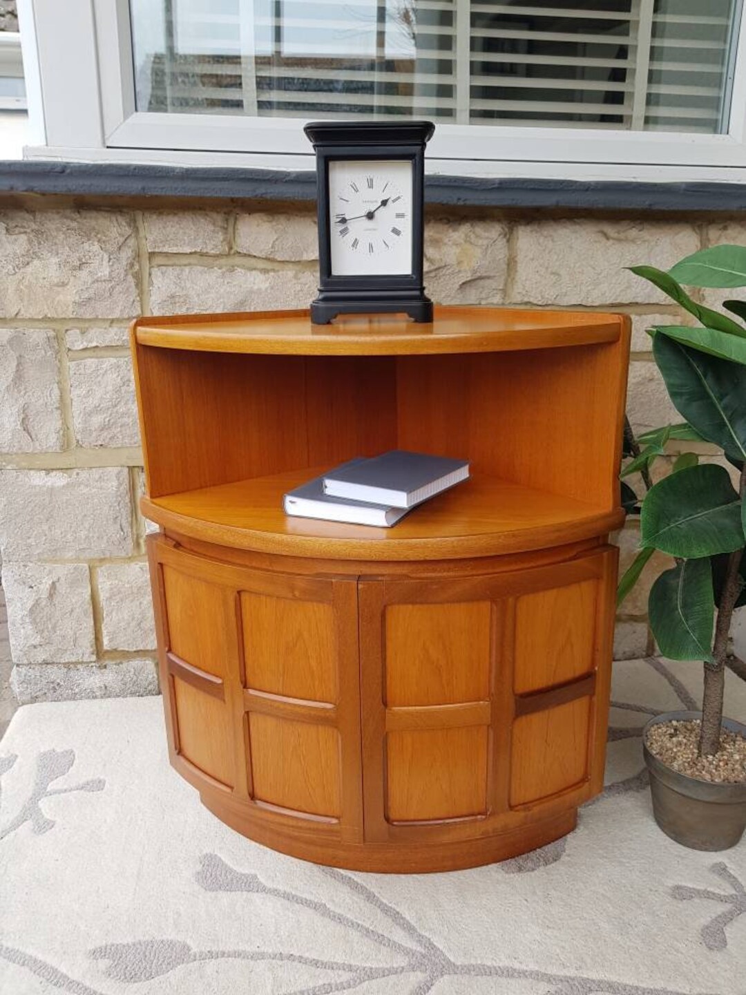 Nathan Corner Unit Mid Century Drinks Side Table Etsy