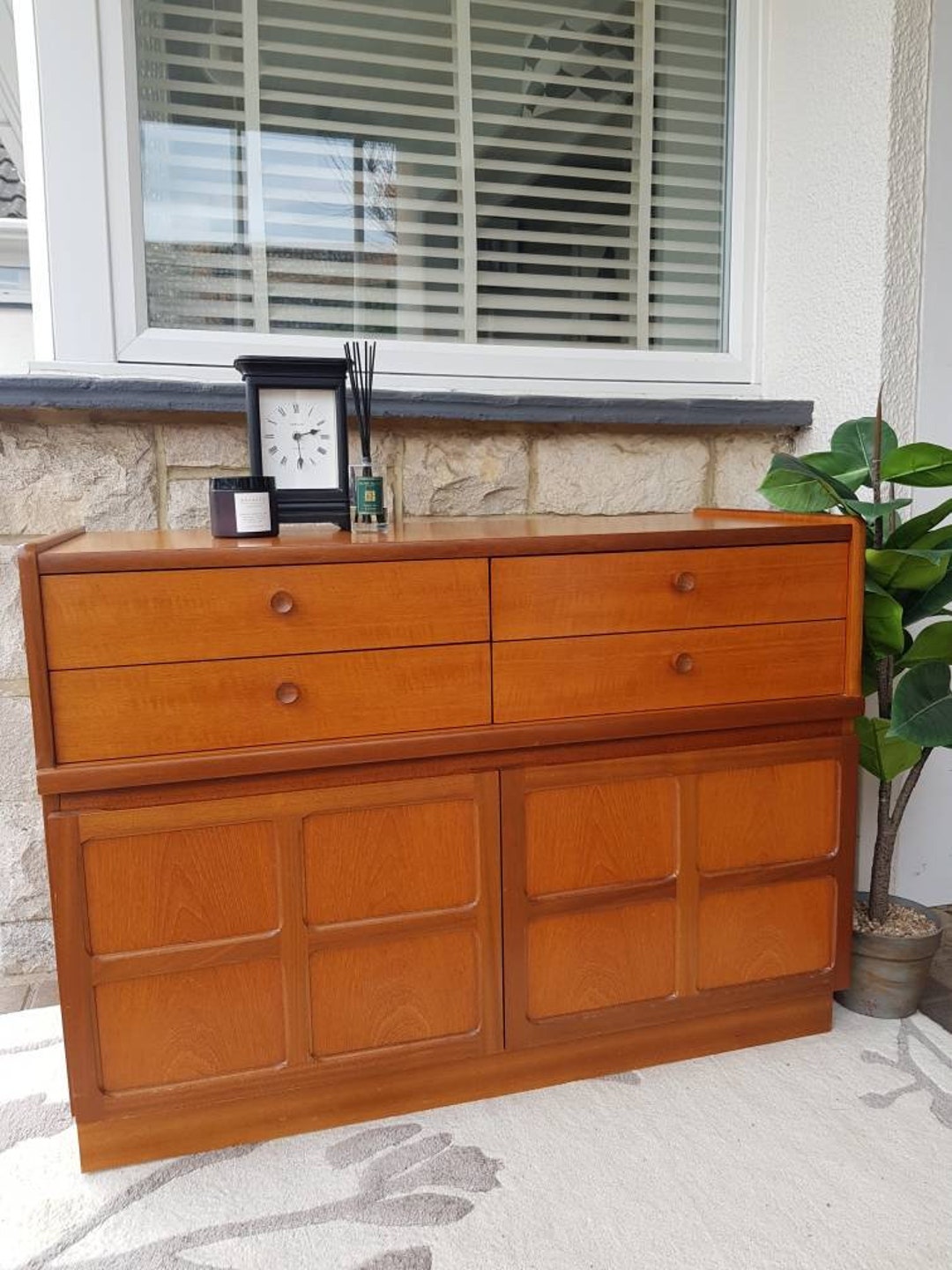 Nathan Sideboard TV Unit Hall Storage Retro Etsy UK