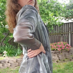 Vintage Silver Blazer || Shimmery Sci-Fi Jacket || AU 14