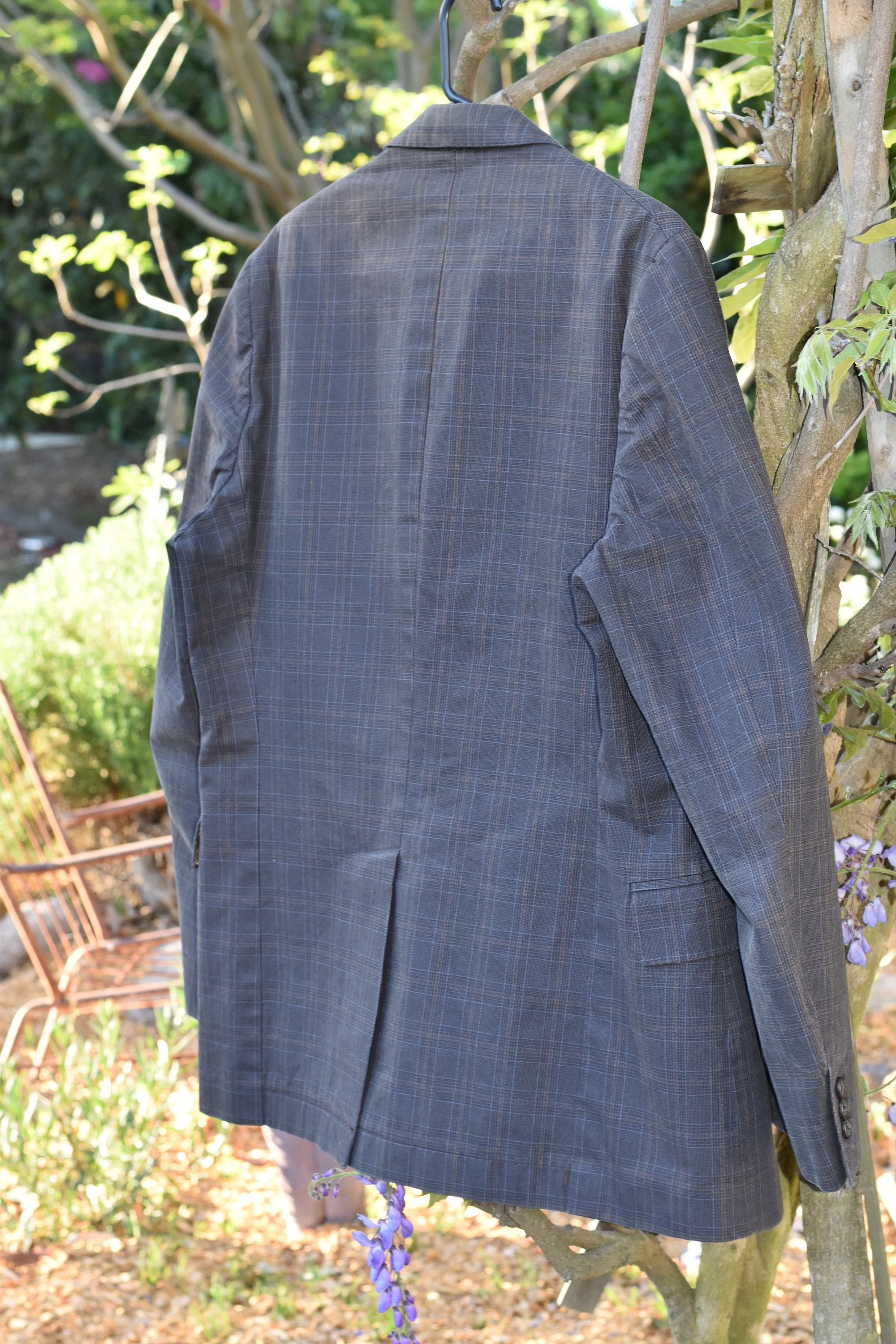 Vintage Paisley Blazer || Funky Checked Suit Jacket || Size M - L 