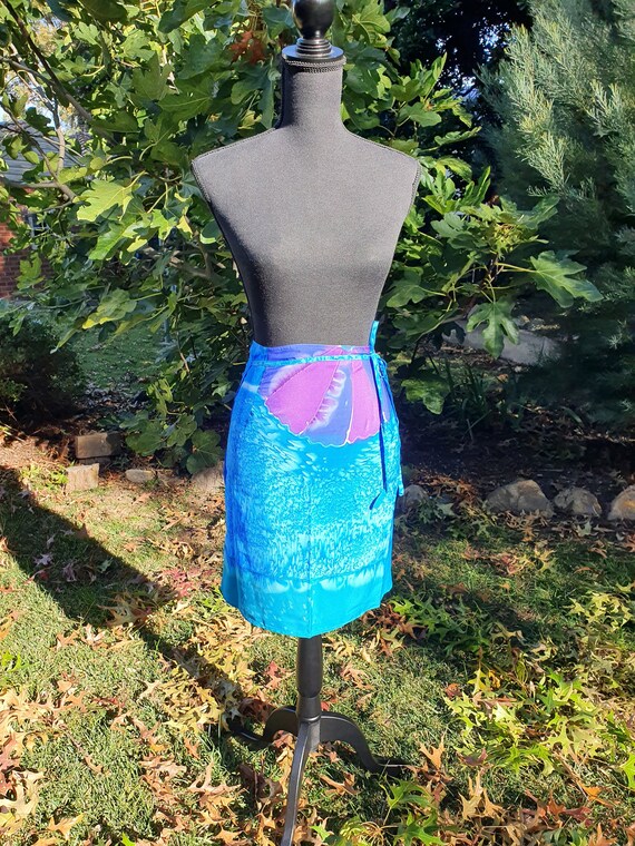 90s mini wrap skirt