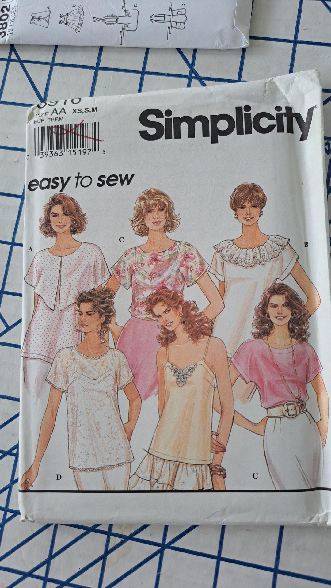 Simplicity 8916 Blouse Pattern - Etsy