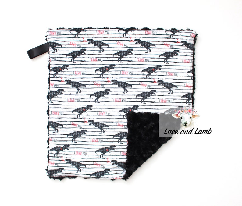 Toddler Bedding Baby Girl Blanket Minky Dinosaur Lovey Boy Dinosaurs New Security Home Living Blankets Throws Toddler Bedding Baby Girl Blanket Minky, Black And White Dinosaur Baby Bedding