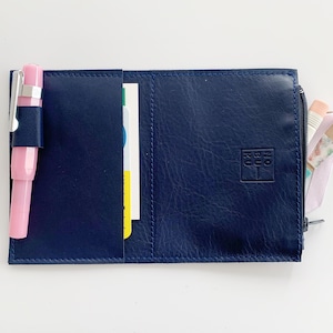 Wallet insert for traveler&#39;s notebook, Passport TN blue, Travelers wallet insert, TN insert, Passport tn insert, Passport travelers notebook