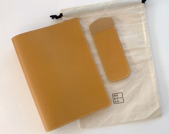 Large hobonichi cover, A5/Hobonichi cover 5 years, Hobonichi leather cover Camel, Hobonichi leather cover, Leather book cover, Notebook A5.