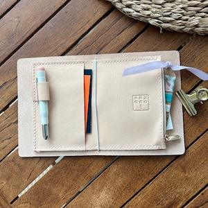 Leather Passport Insert: TN Wallet for Travelers Notebook