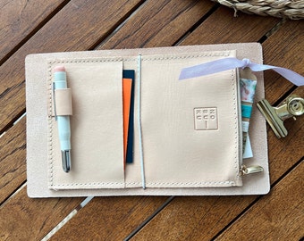 Leder Passport Insert: TN Brieftasche für Travelers Notebook