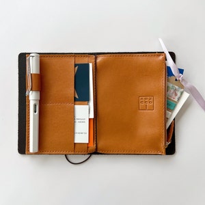 Travelers notebook wallet insert, leather travelers notebook, travelers notebook insert, wallet insert for travelers notebook, wallet.