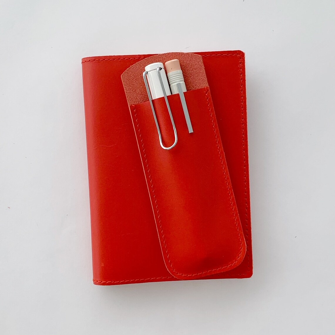 Hobonichi A6 Cover Leather Red Cover for Hobonichi Planner - Etsy UK