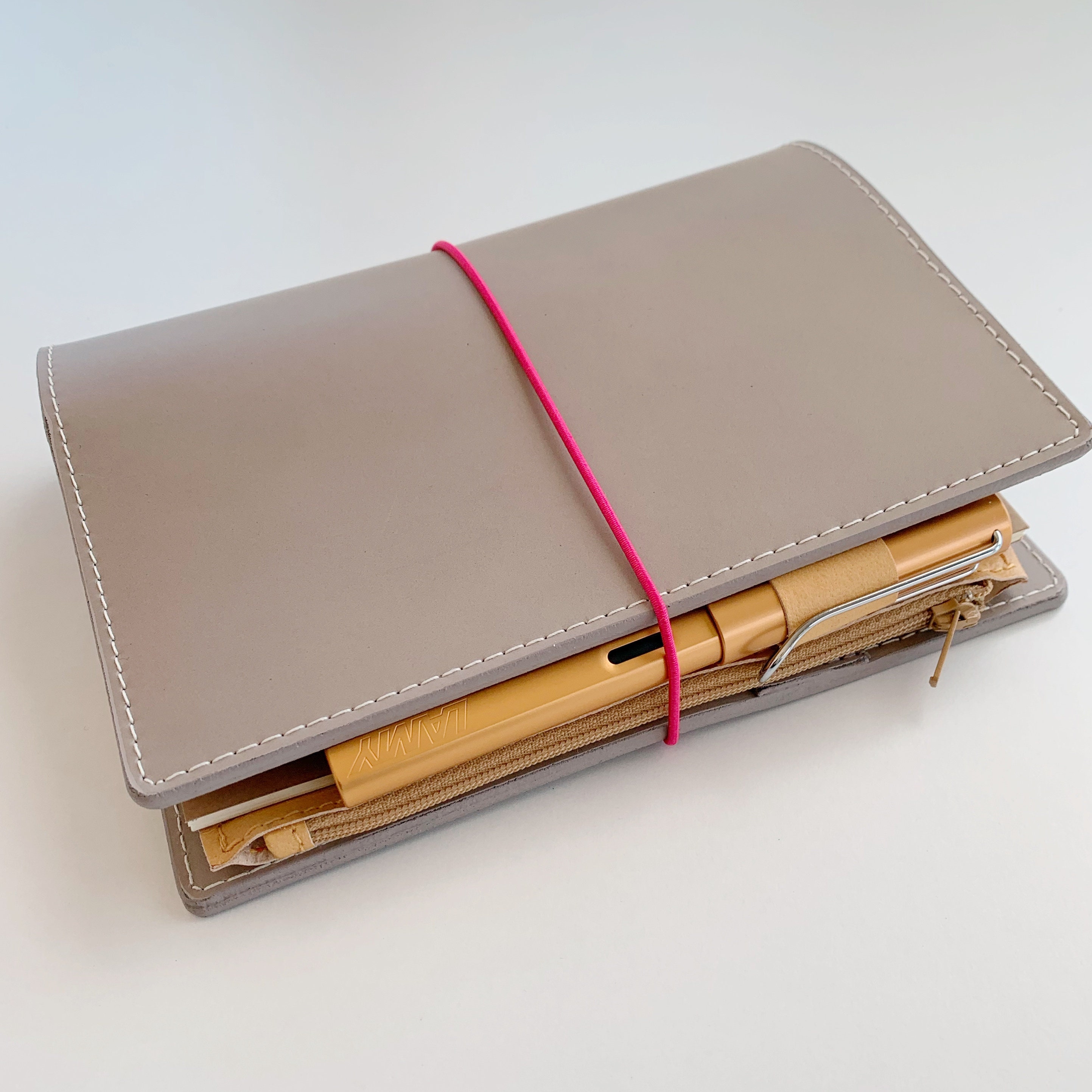 B6 notebook leather wallet insert Wallet for the Etsy