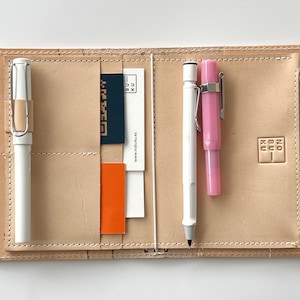 A6 Wallet insert, A6 TN cover, A6 TN wallet leather, A6 notebook insert, travelers notebook, Wallet for the notebook, A6 size insert wallet.
