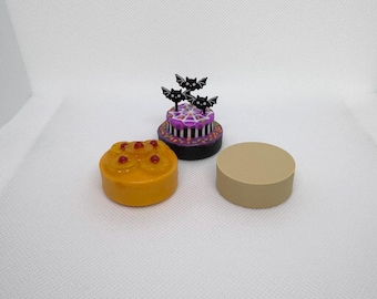 Miniature Cake Base | 1:6 Scale Round Cake Blank | DIY Bakery Scene for MGA's Miniverse