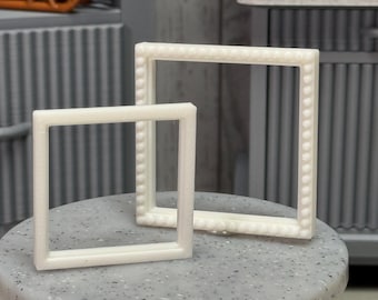 Miniature Frame | 1:6 Scale Dollhouse Accessory | 3D Printed Picture Frame | Miniverse Decor