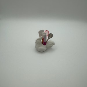 Miniature Chicken Utensil Holder | 1:6 Scale Dollhouse Accessory | 3D Printed Kitchen Decor | Miniverse Storage