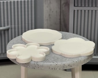Miniature Plate | 1:6 Scale Dollhouse Accessory | 3D Printed Decorative Plate | Miniverse Dining Decor