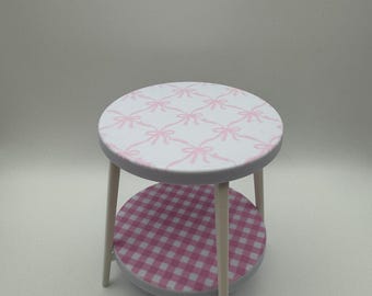 Miniature Diner Series Table Stand | 1:6 Scale Dollhouse Furniture | 3D Printed Display Stand | Miniverse Table Base