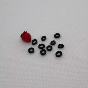 10 Miniature Olives | 1:6 Scale Mini Food for MGA Miniverse | Dollhouse Kitchen Decor