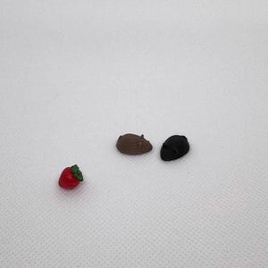 Miniature Mice Set | 1:6 Scale Dollhouse Animals | 3D Printed Mouse Decor | Miniverse Pet Accessory