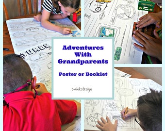 Aventures avec les grands-parents Livret pleine grandeur