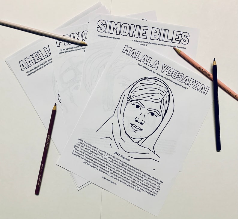 Women's History Coloring Pages image 2