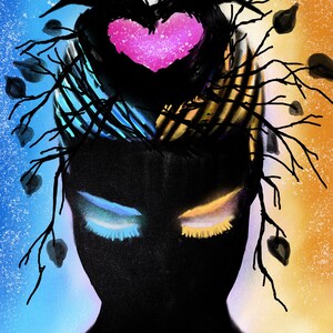 Love Nest - The Journey - Digital Painting by Lenka Zuckova