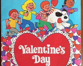 Valentine’s Day, Things to Make and Do, Robyn Supraner, illustrated by Renzo Barto, Troll Associates,1981,softcover, vintage children’s book